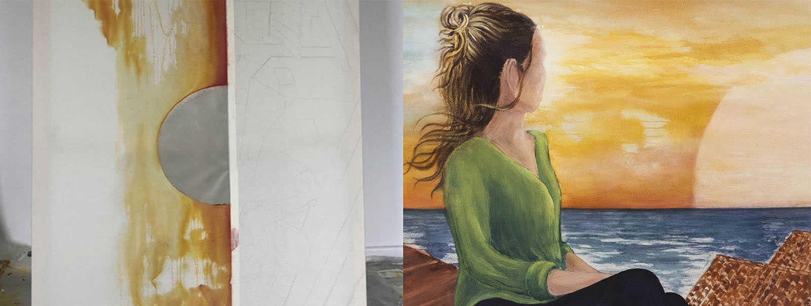 Multiple Sklerose: Details aus dem Kunstwerk „Neue Perspektiven“ von Linda Baum Multiple Sklerose: Details aus dem Kunstwerk „Neue Perspektiven“ von Linda Baum