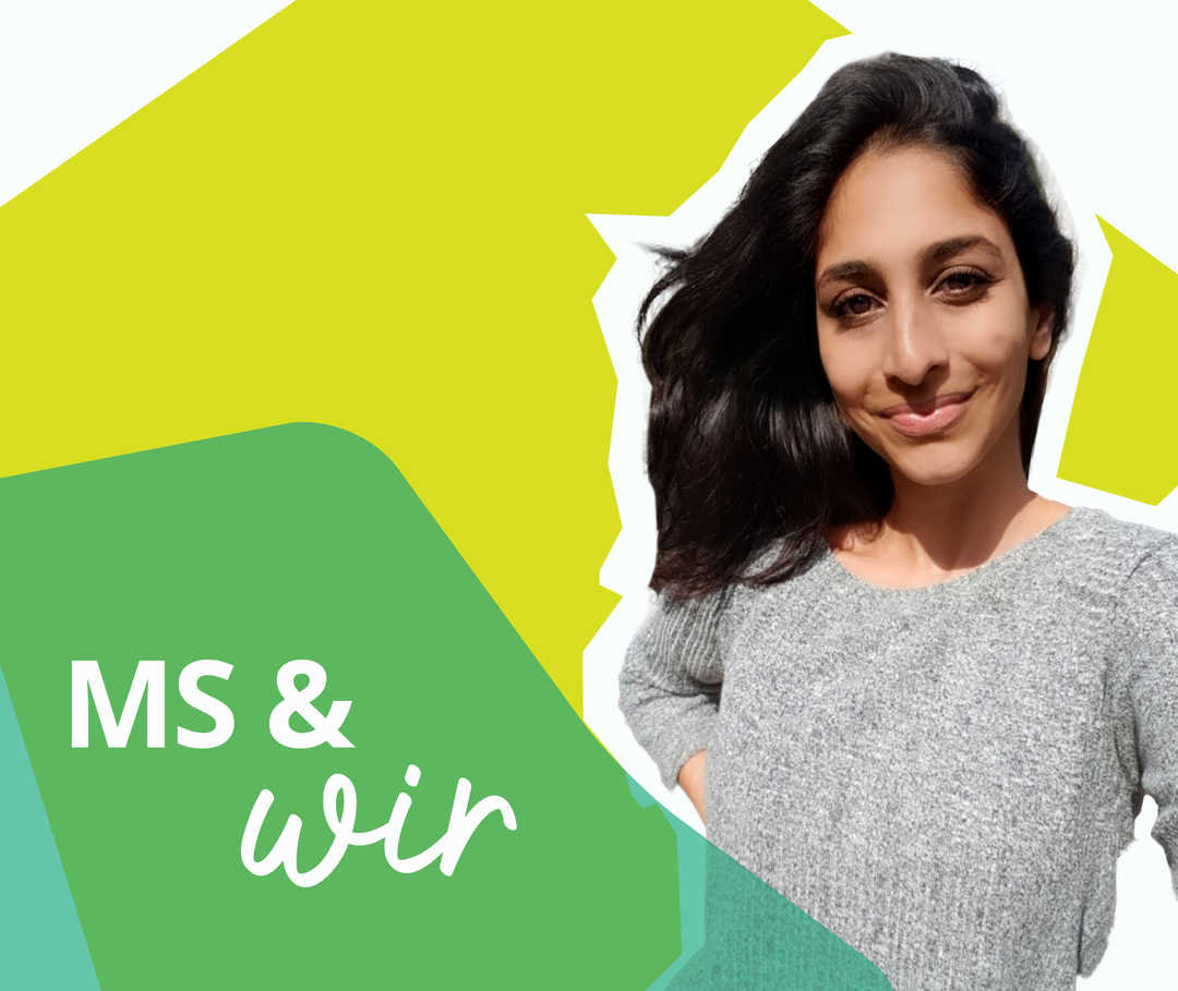 MS&ich: Patienten berichten Patientin Shivani lächelt in die Kamera